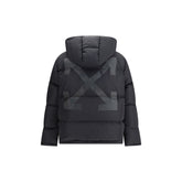 Black Polyester Full-Length Jacket